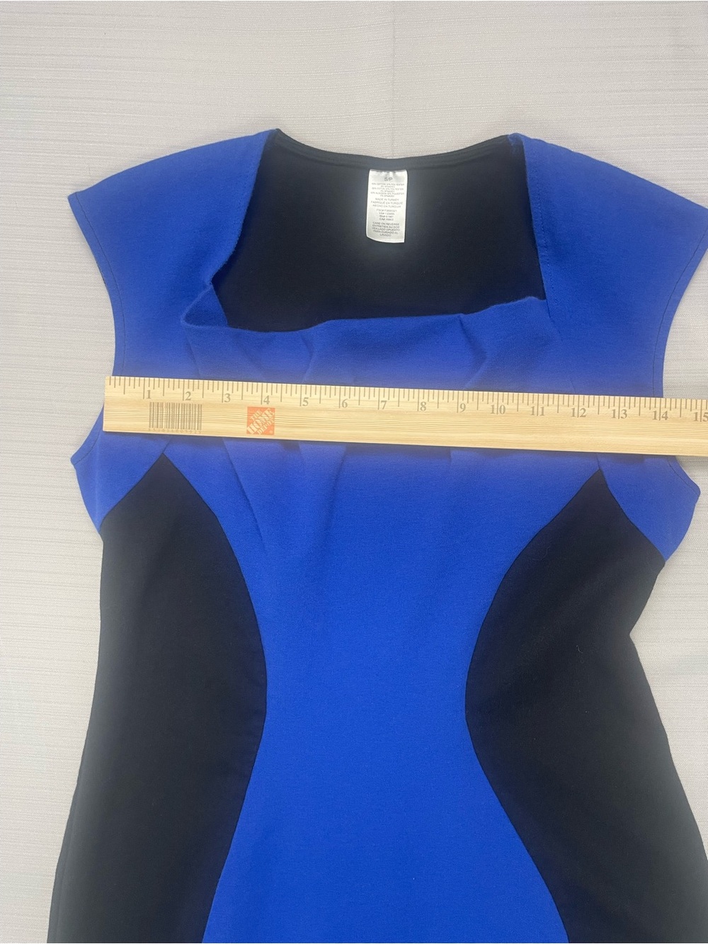 Buy 3, get 30% off Avon Define Your Shape Royal Blue Illusion Hourglass Sheath S